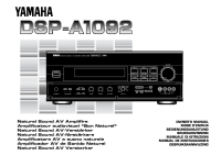 Yamaha DSPA-1092 - Owners Manual 